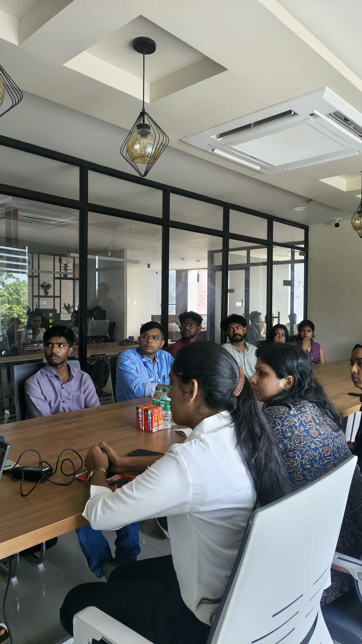 Finprov learners attending a class